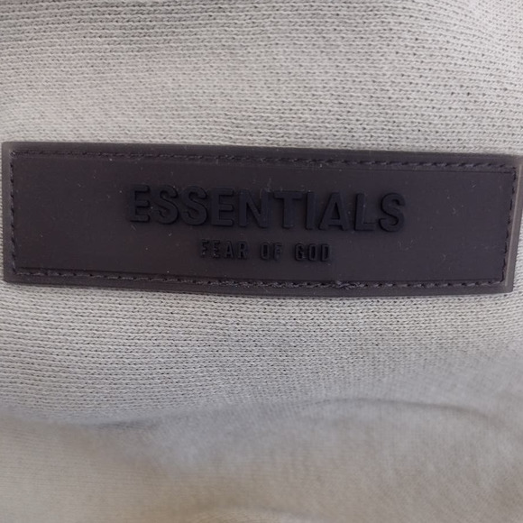 Fear of God | Oversized Green Essentials 77 3/4 Sleeve French Terry Hoodie - Picture 11 of 15